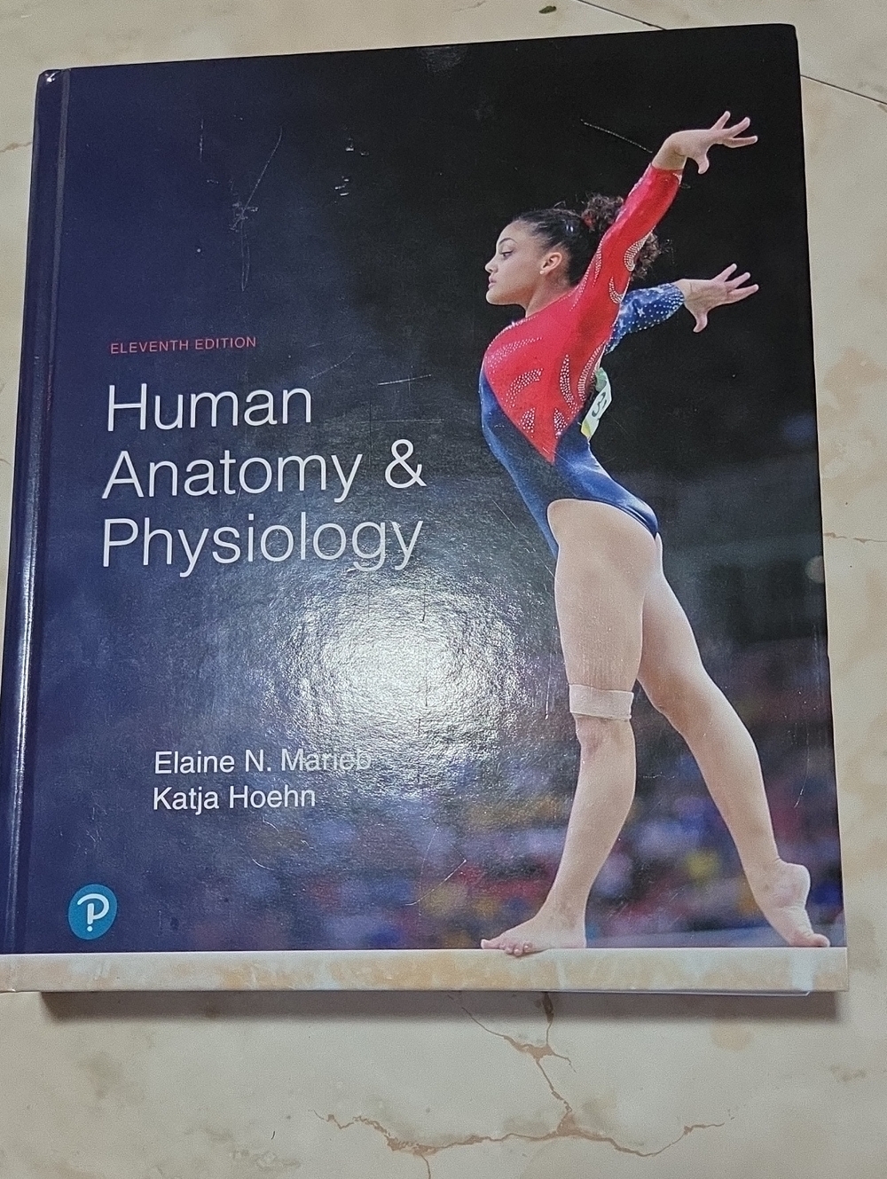 Red and Navy Athletic One-Piece Leotard - Performance Fit